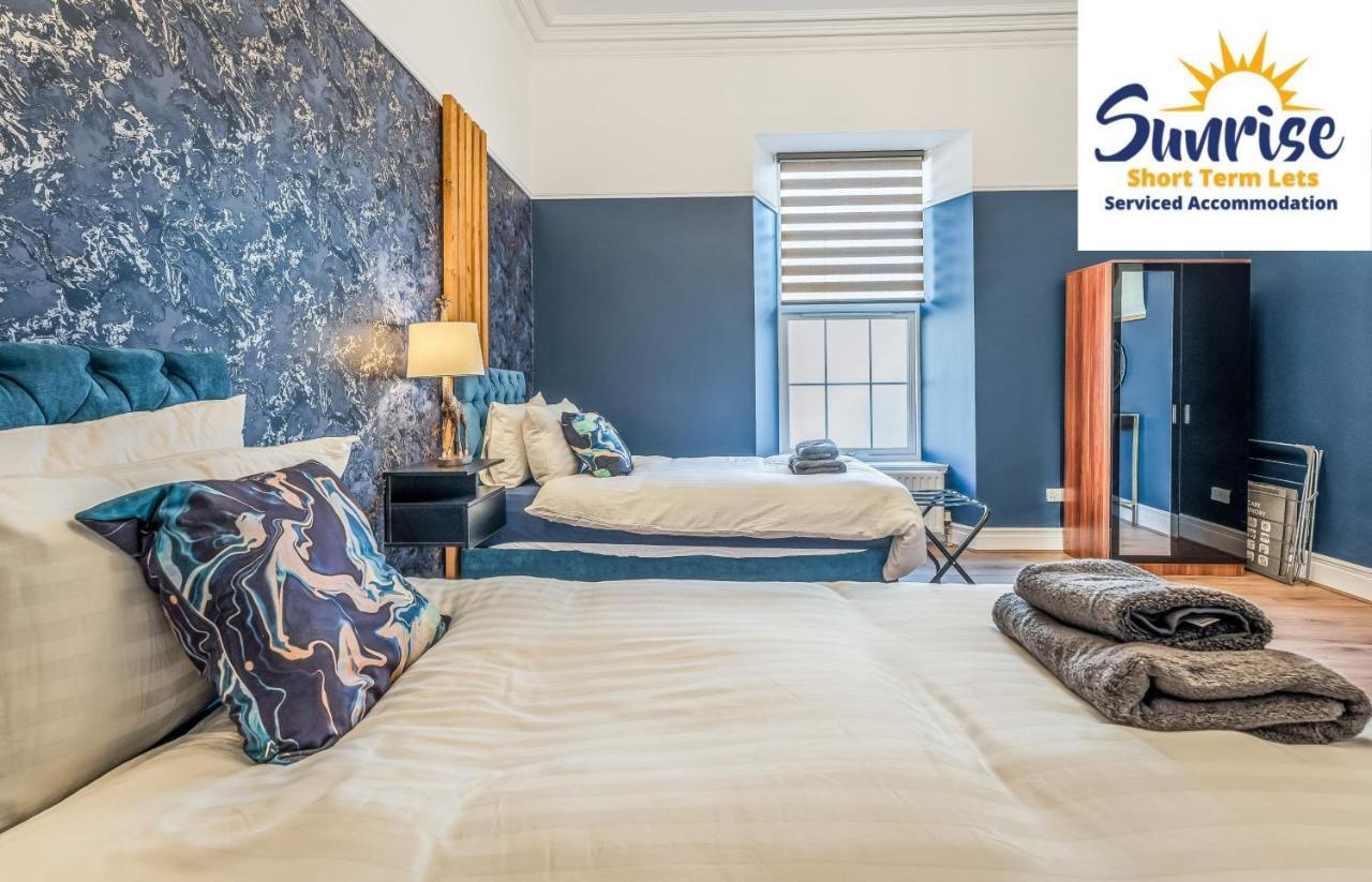 Presidential Apartment, Family Home, Luxury Bedrooms, 2 Rooms, 1 King Bed, 2 Single Beds, Free Wifi, Free Parking, Tourists, Business Travelers, Relocation, Beautiful River Views, - Long Stays, Invoice And Reduced Price Are Only Via Sunrise Short Let Dundee Buitenkant foto