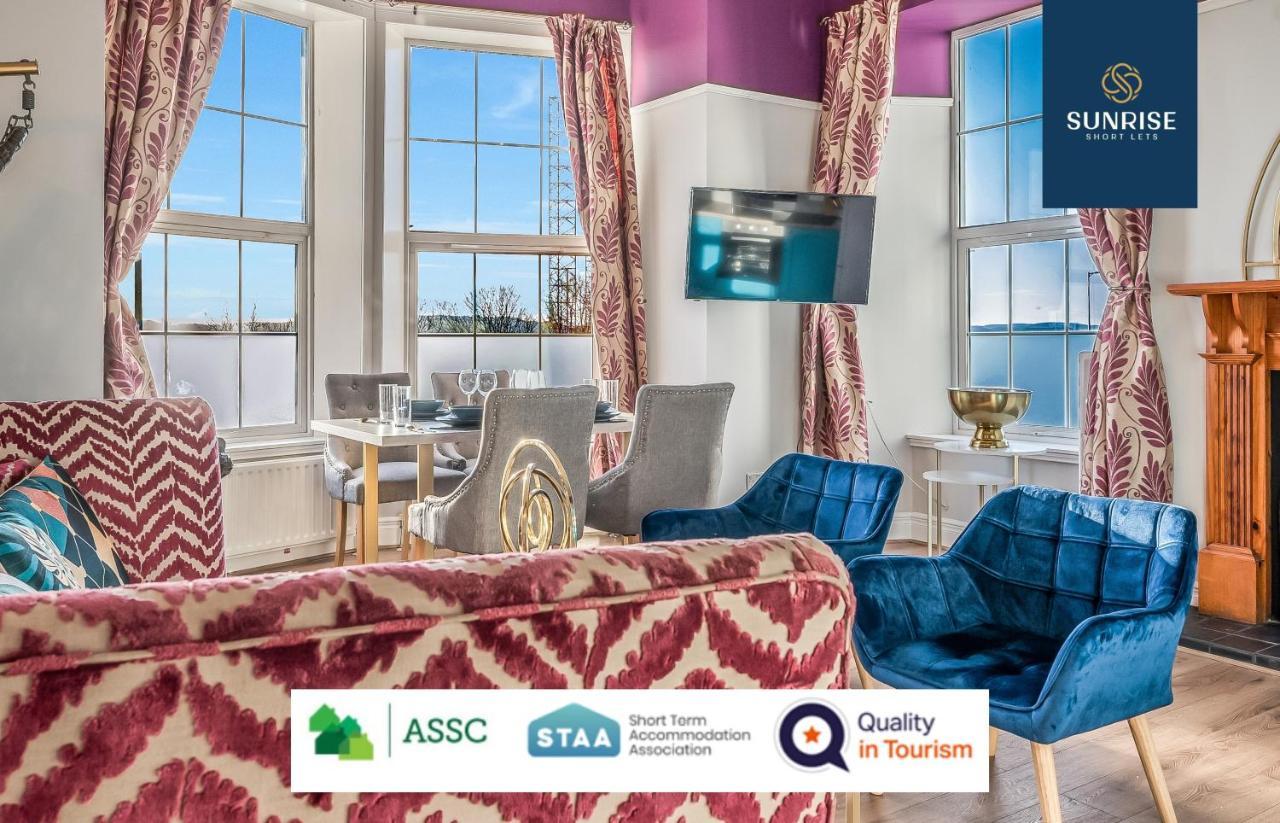 Presidential Apartment, Family Home, Luxury Bedrooms, 2 Rooms, 1 King Bed, 2 Single Beds, Free Wifi, Free Parking, Tourists, Business Travelers, Relocation, Beautiful River Views, - Long Stays, Invoice And Reduced Price Are Only Via Sunrise Short Let Dundee Buitenkant foto