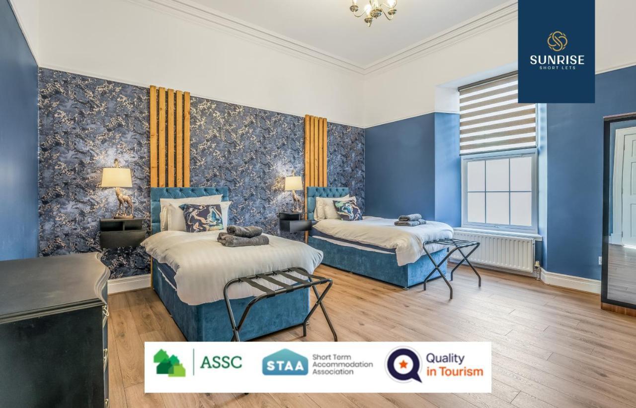 Presidential Apartment, Family Home, Luxury Bedrooms, 2 Rooms, 1 King Bed, 2 Single Beds, Free Wifi, Free Parking, Tourists, Business Travelers, Relocation, Beautiful River Views, - Long Stays, Invoice And Reduced Price Are Only Via Sunrise Short Let Dundee Buitenkant foto